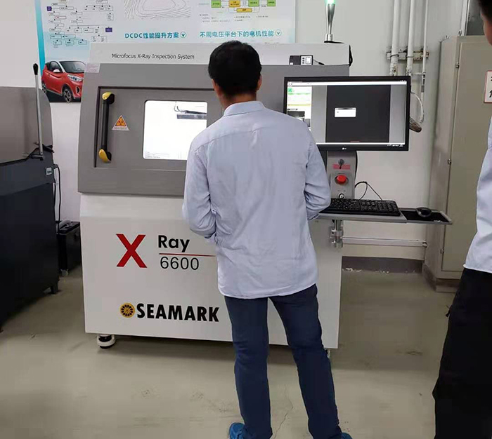 卓茂x-ray检测设备对锂电池进行检测